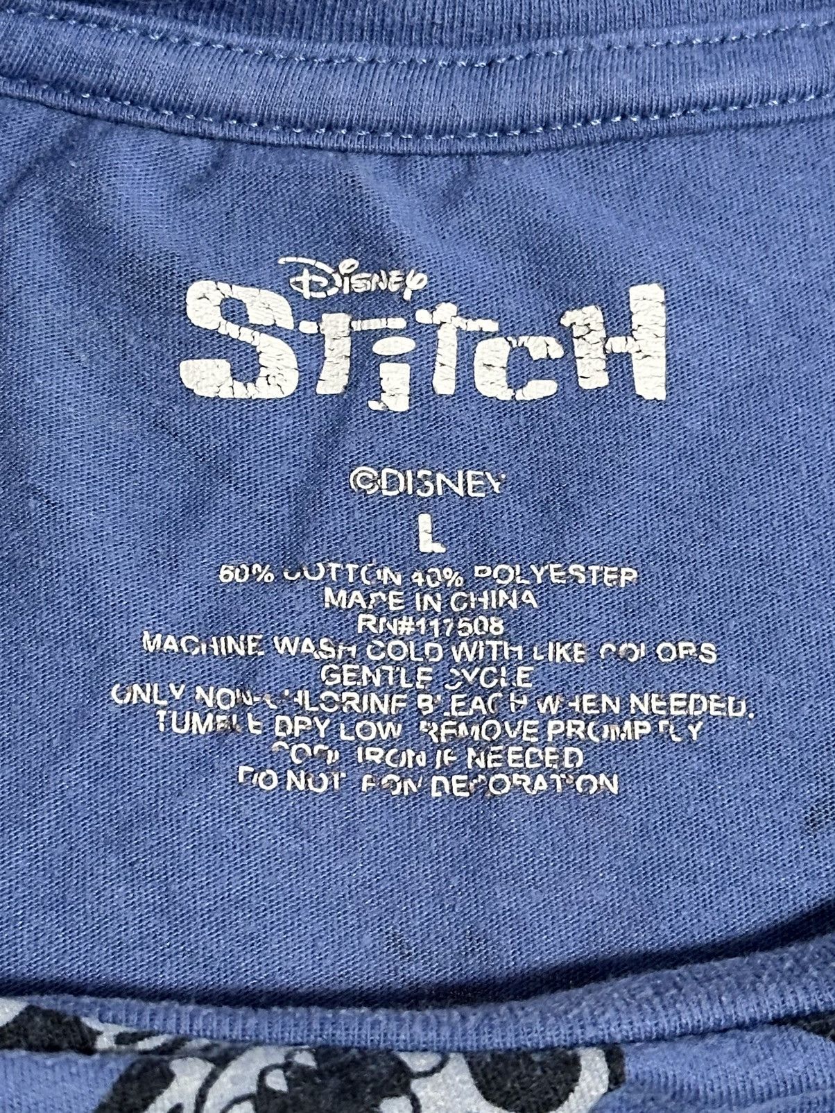 Disney Disney Stitch Funny Skeleton Shirt Size US L / EU 52-54 / 3 - 4 Thumbnail