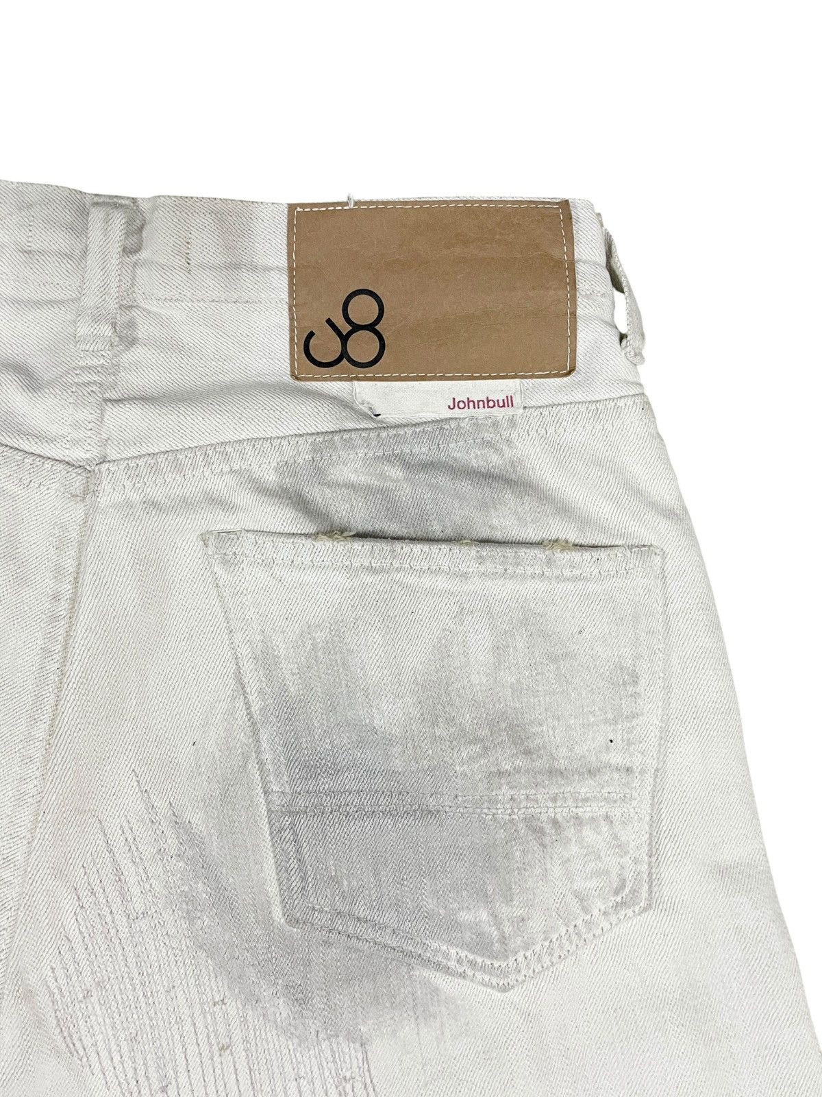 Rare Vintage Japanese Brand John Bull Distressed Jeans 1990s