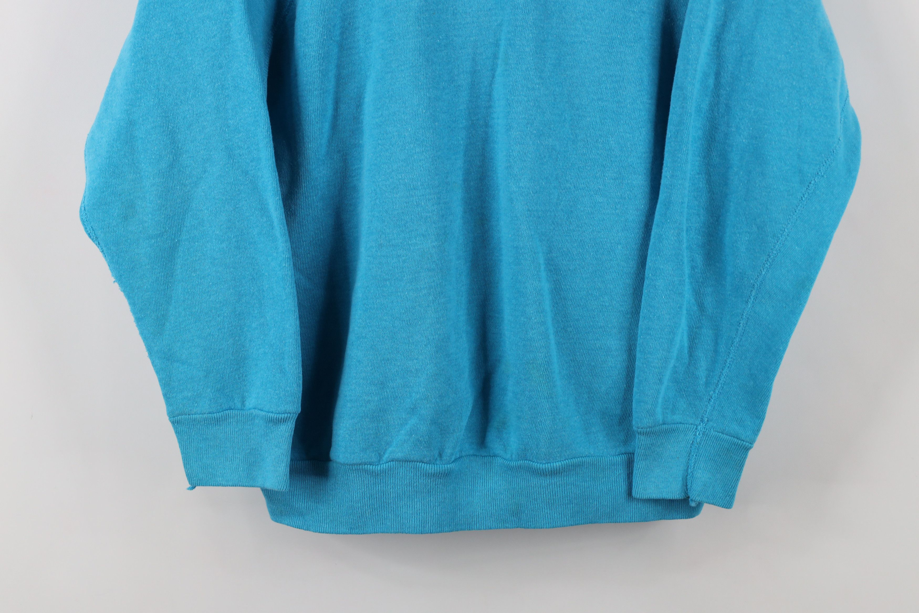 Vintage Vintage 70s 80s Streetwear Blank Crewneck Sweatshirt USA Size M / US 6-8 / IT 42-44 - 3 Thumbnail
