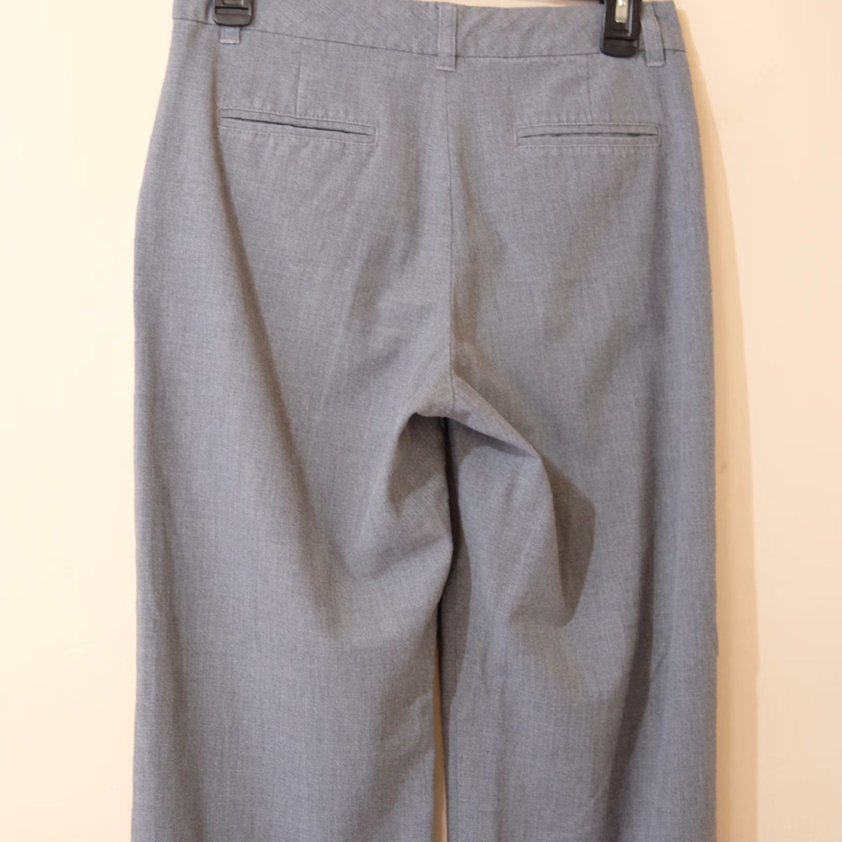 Old Navy Old Navy At Waist Esssential Stretch Straight Grey Dress Pants Women's 2 #H5-22 Size 26" / US 2 / IT 38 - 6 Thumbnail
