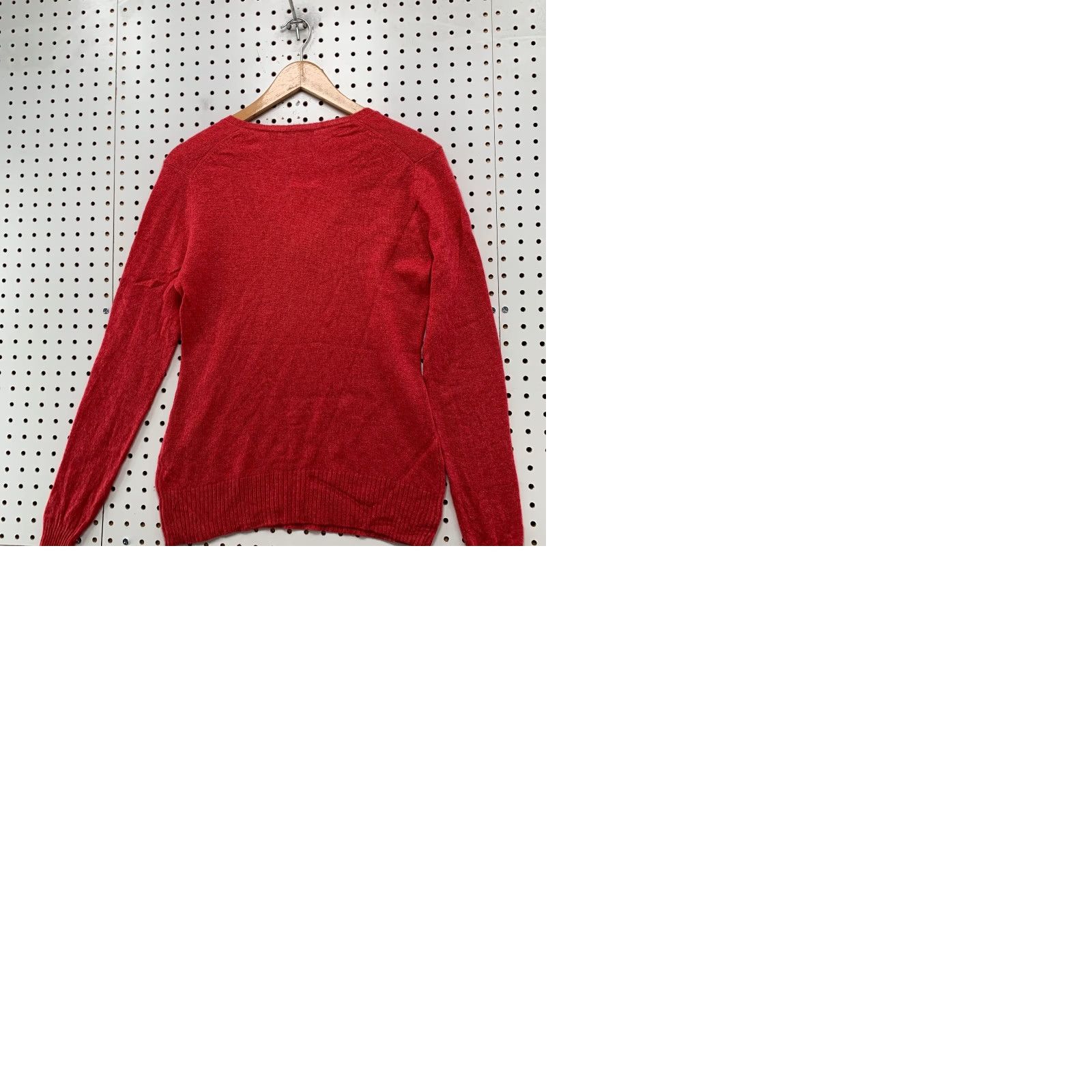 Vintage Cashmere Addiction Sweater Womens Medium Red V Neck Long Sleeve Size M / US 6-8 / IT 42-44 - 9 Thumbnail