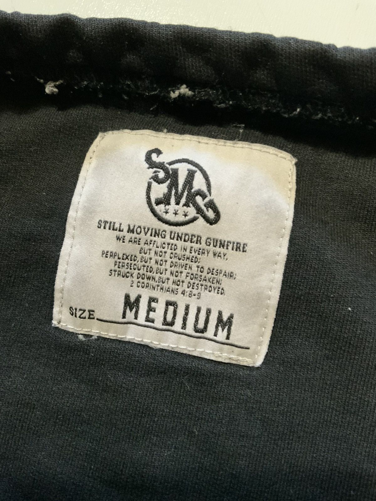 Other Still Moving Under Gunfire Cut & Sew Patchwork Split T-Shirt Size US M / EU 48-50 / 2 - 4 Thumbnail