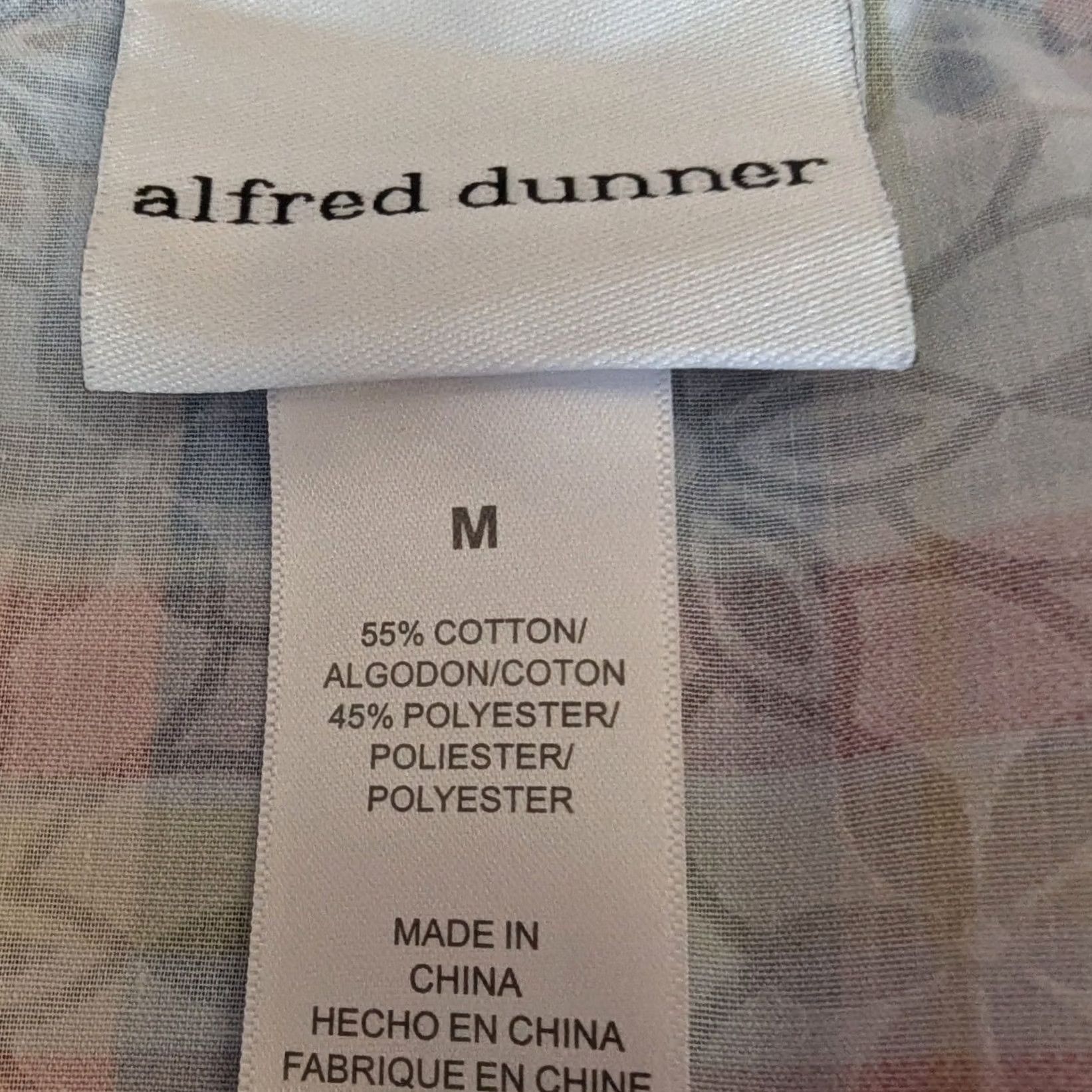Vintage VINTAGE Alfred Dunner Short Sleeve Button Up Shirt Rainbow Plaid Floral Burnout Sz M Retro Festival Womens - Size M / US 6-8 / IT 42-44 - 4 Thumbnail