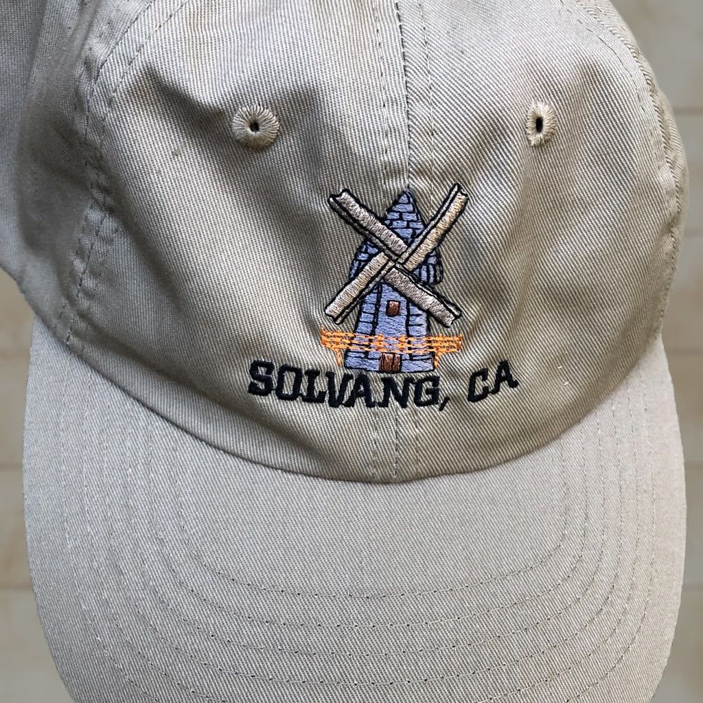 Vintage VINTAGE ROYAL RESORTWEAR SOLVANG Baseball Hat Men's California Cap Beige Size ONE SIZE - 1 Thumbnail