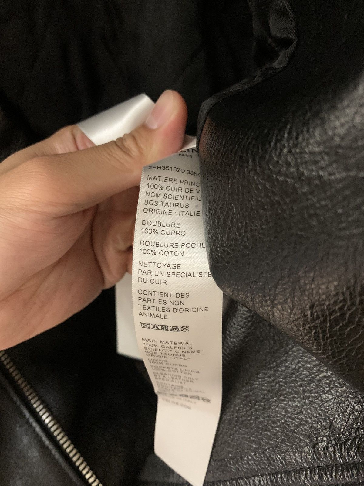 Celine Celine 2023FW Studded Calfskin biker jacket Size US S / EU 44-46 / 1 - 8 Thumbnail