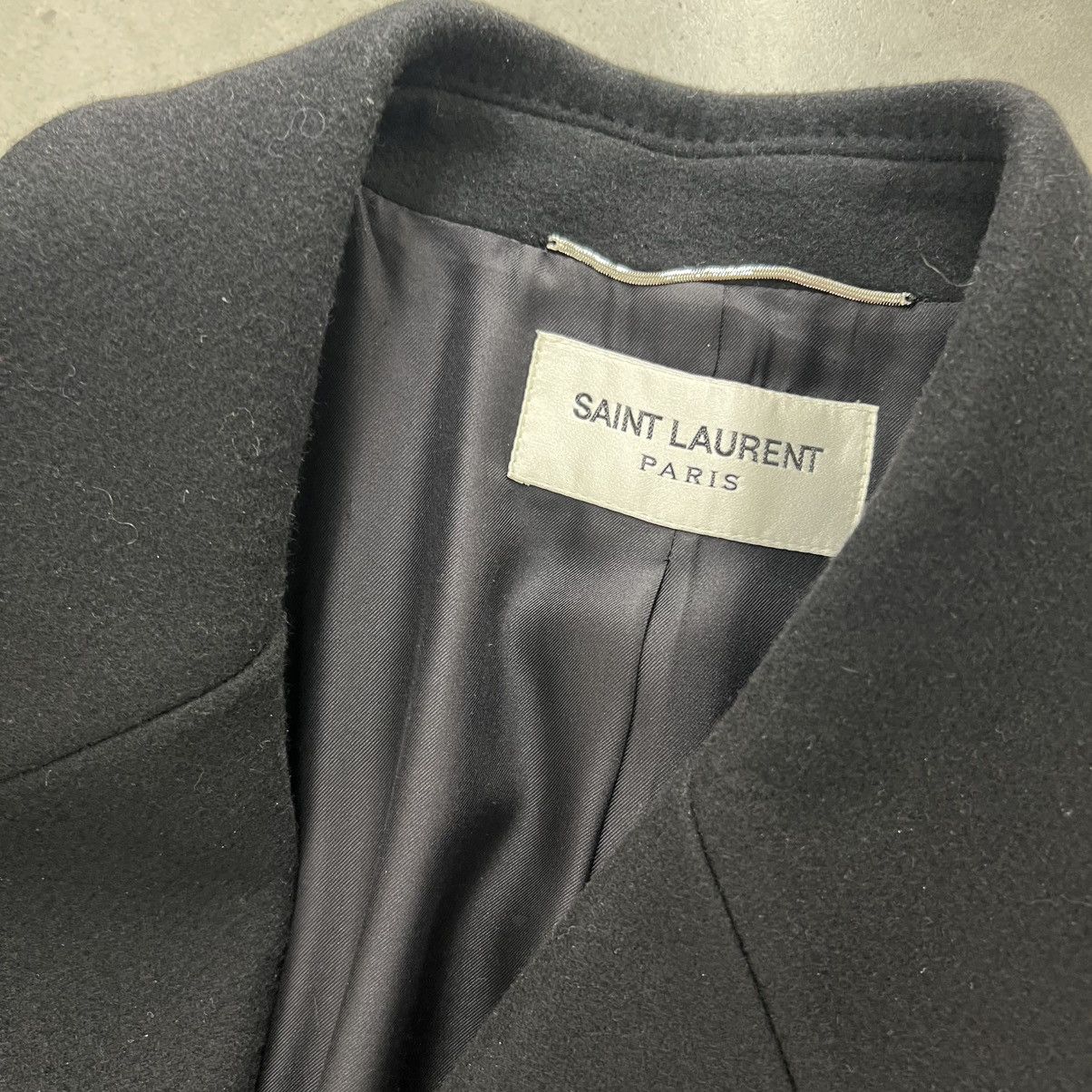 Saint Laurent Paris Saint Laurent Oversized Wool Coat Size US L / EU 52-54 / 3 - 6 Thumbnail