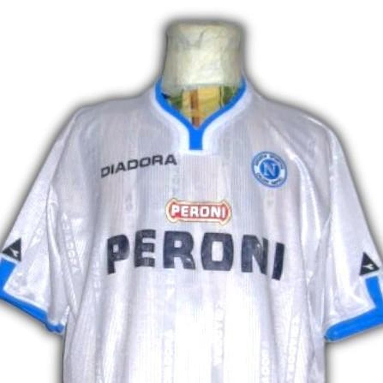 Diadora SSC Napoli 2001 2002 Away Shirt Maglia maillot Camiseta Size US XXL / EU 58 / 5 - 4 Thumbnail