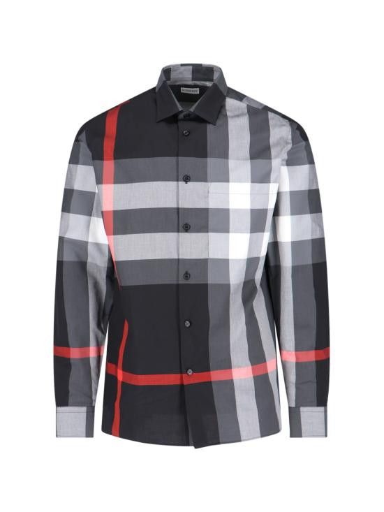 Burberry BURBERRY Men Long Tops 8075784 A1008 Black Size US S / EU 44-46 / 1 - 1 Thumbnail