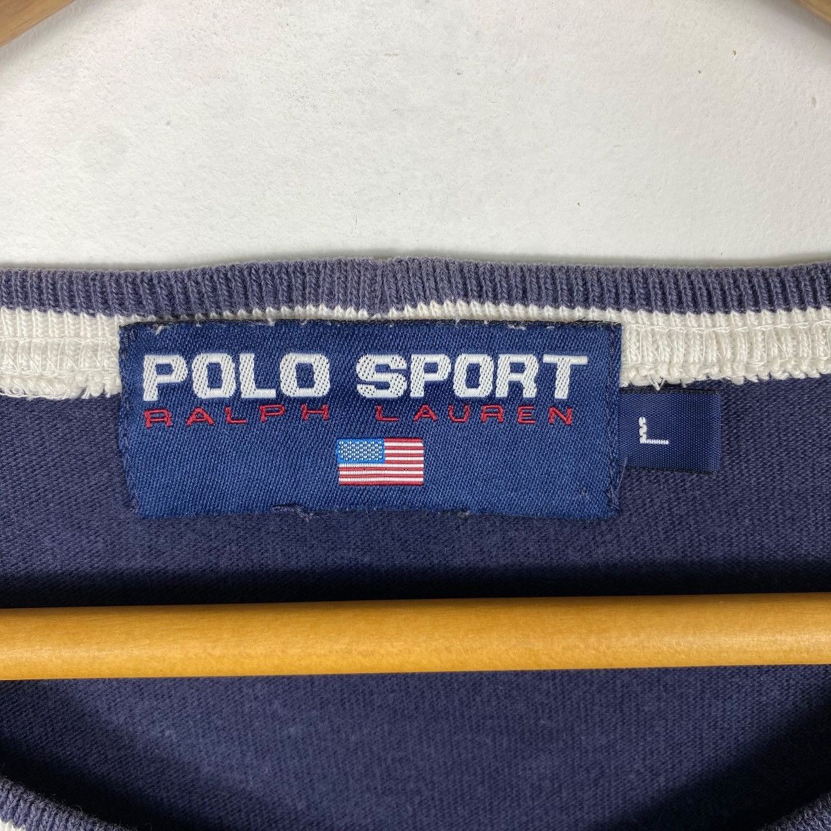 Polo Ralph Lauren Vintage 00s POLO SPORT USA By Ralph Lauren Tee Shirt Large Size US L / EU 52-54 / 3 - 5 Thumbnail