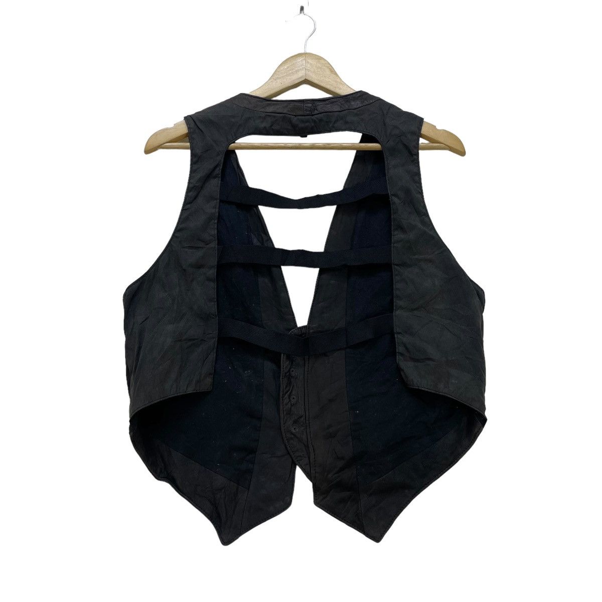 Japanese Brand Vintage Krane Leather Vest Made In Canada Size M / US 6-8 / IT 42-44 - 2 Thumbnail