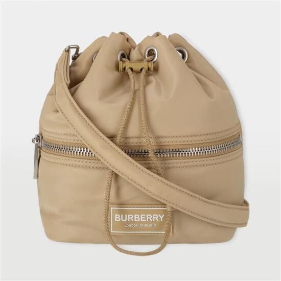 Burberry o1w1db10226 Size: OS / Nylon Bucket Bag In Beige Size ONE SIZE - 1 Thumbnail