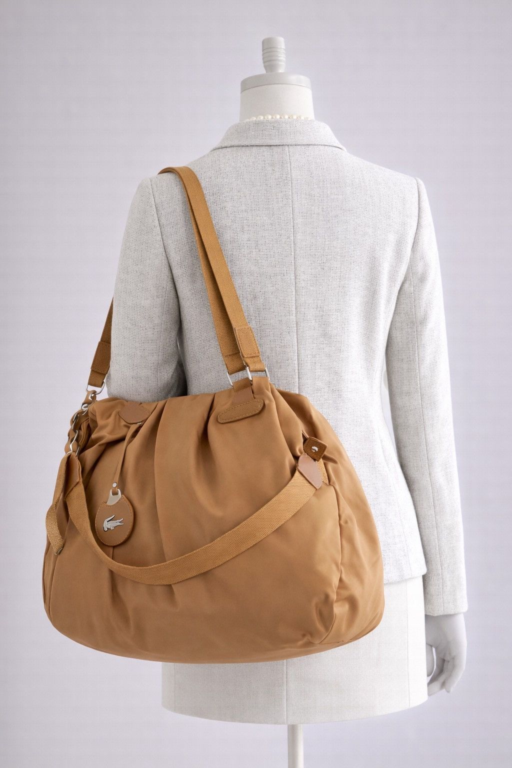 Lacoste Lacoste Tan Duffel / Shoulder Bag – Excellent Pre-Owned Size ONE SIZE - 8 Thumbnail