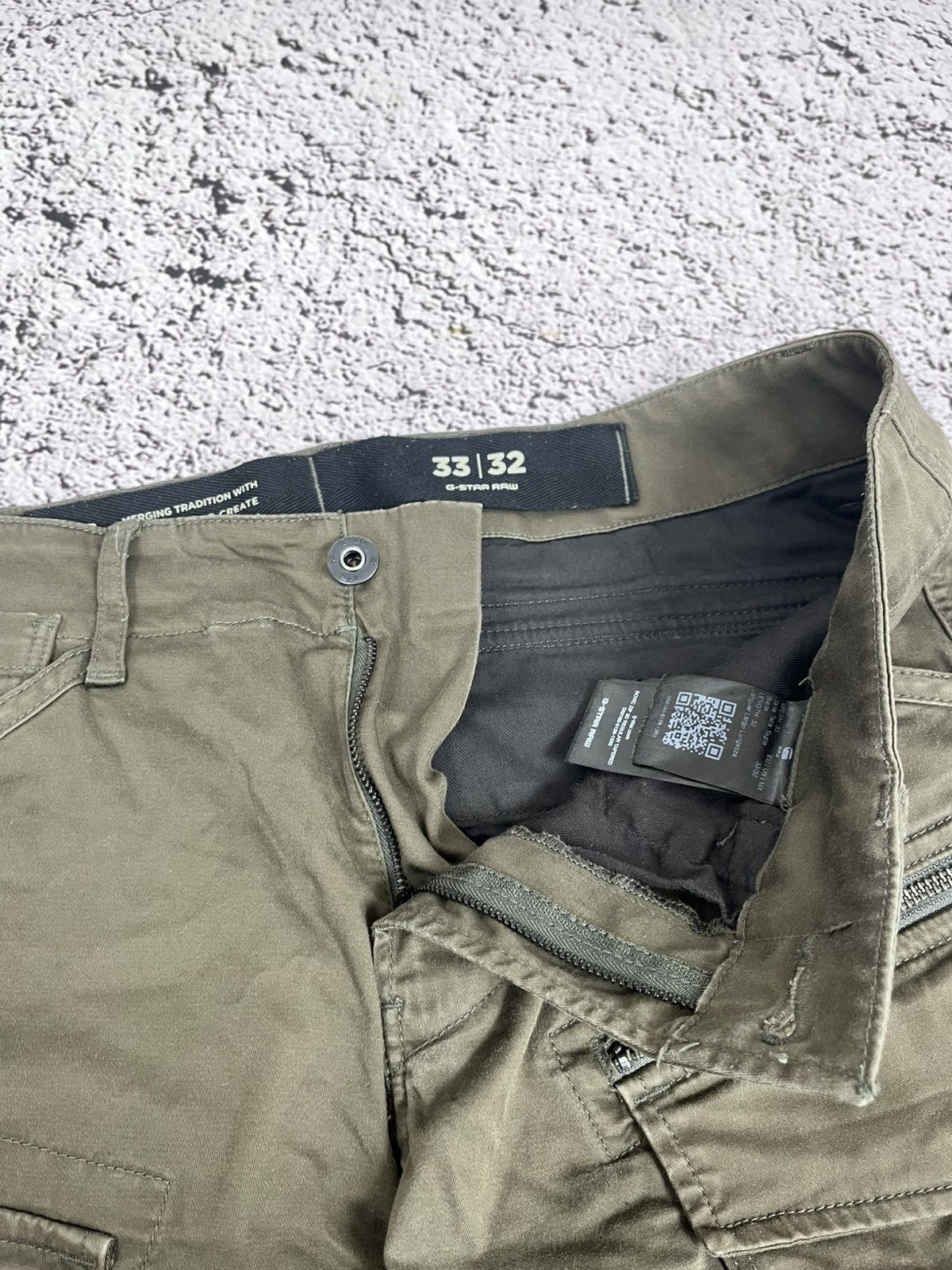 G-Star G Star Rovic Multi Pocket Avant Garde Cargo Pants Size US 33 - 9 Thumbnail