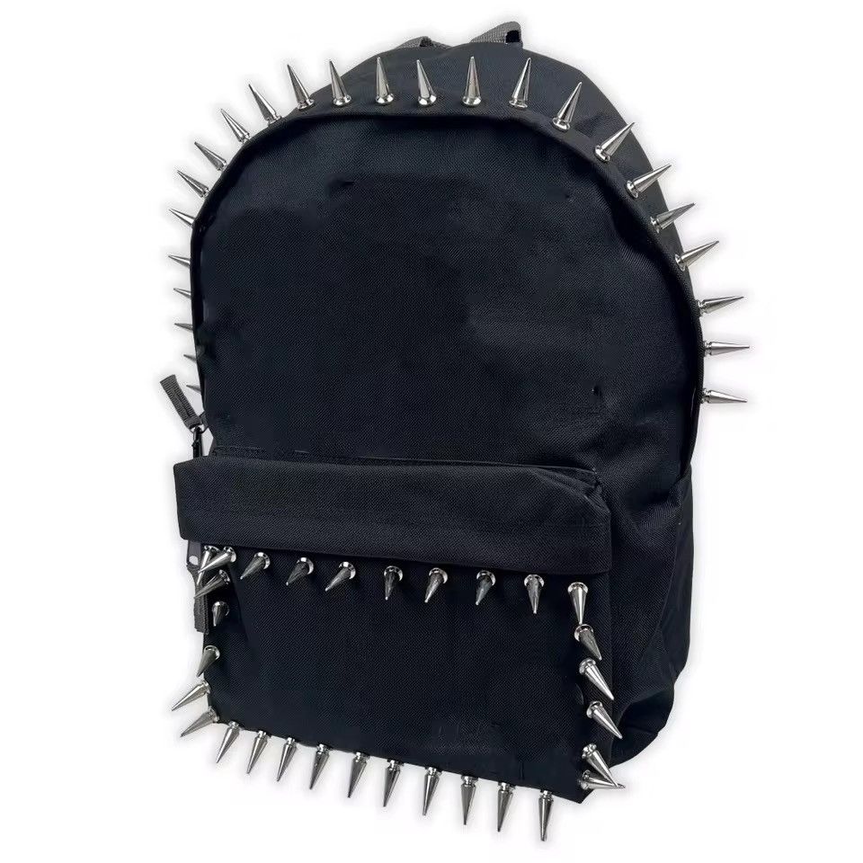 Other Gothic Punk Black Basic Rivets Designer Backpack Bag Size ONE SIZE - 1 Thumbnail