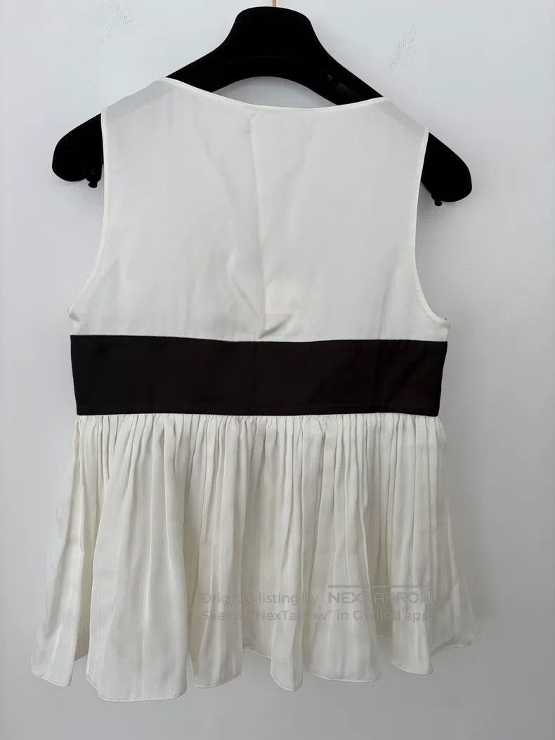 Chanel Chanel White bow vest Size XXS / US 00 / IT 34 - 2 Thumbnail