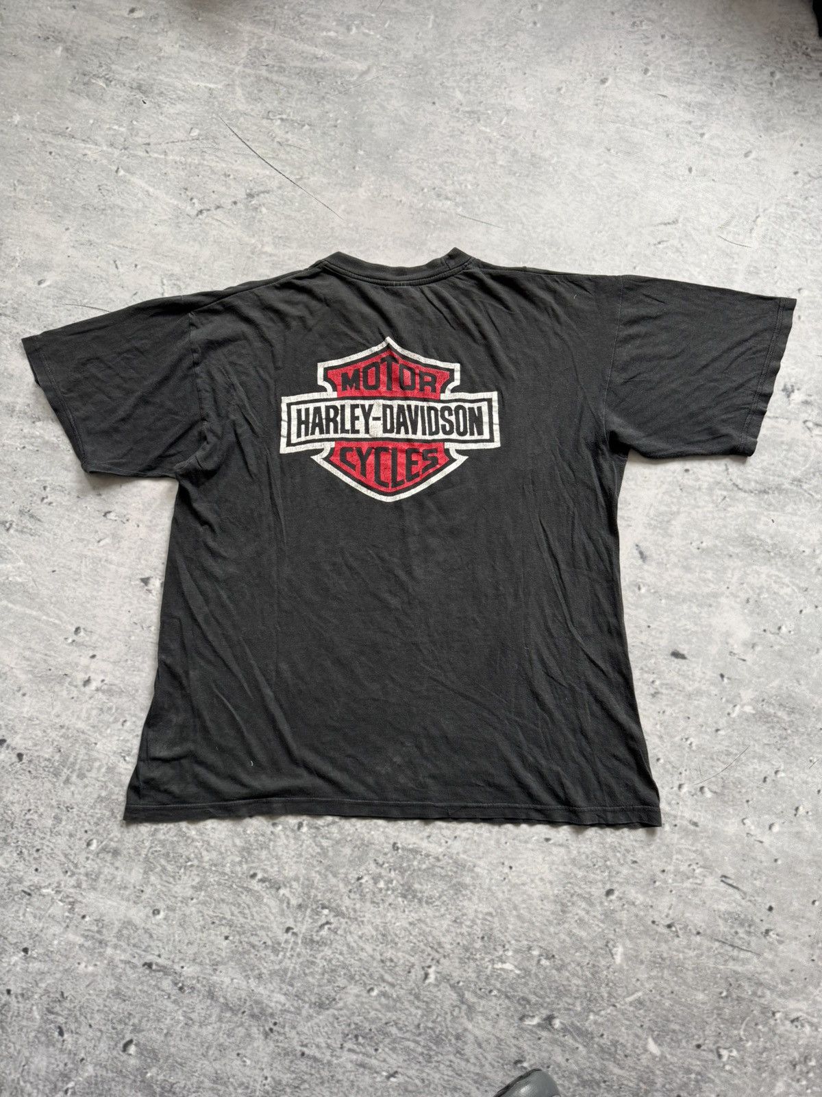 Harley Davidson × Vintage 🏁FADED Retro 00s tee Harley-Davidson black size L Size US L / EU 52-54 / 3 - 2 Thumbnail