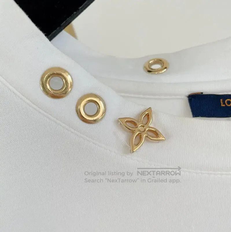 Louis Vuitton Louis Vuitton White Summer Short Sleeve T. Size XS / US 0-2 / IT 36-38 - 5 Thumbnail