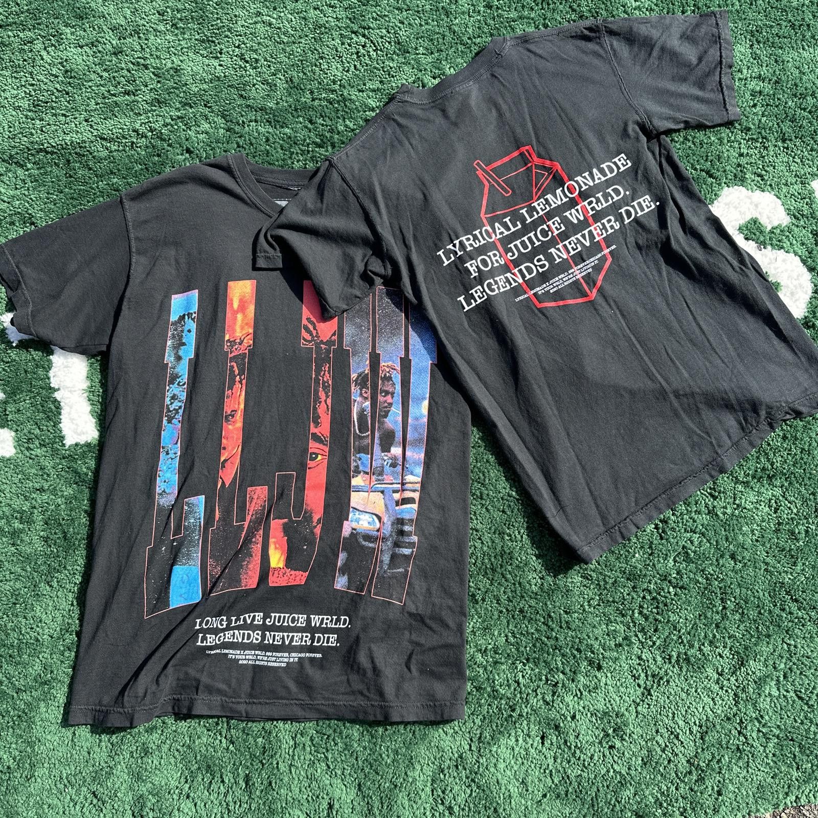 999 Club × Lyrical Lemonade Juice WRLD Lyrical Lemonade Tee Small Size US S / EU 44-46 / 1 - 1 Thumbnail