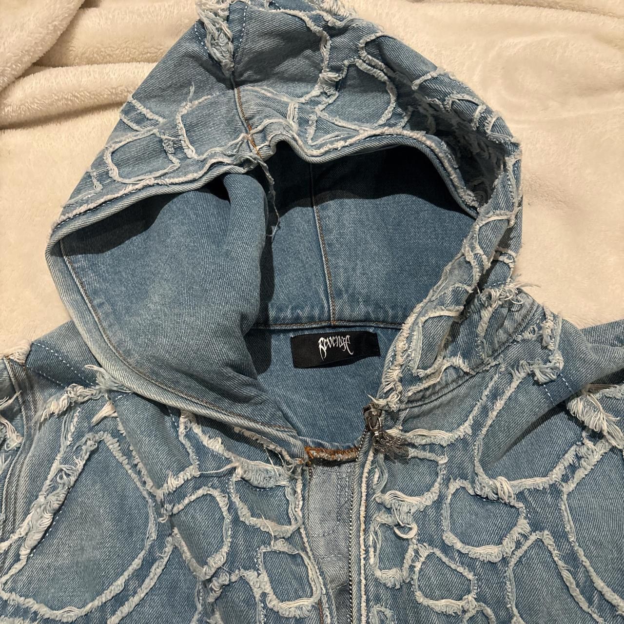Revenge Revenge spiderweb jean jacket XL Size US XL / EU 56 / 4 - 2 Thumbnail