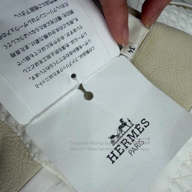 Hermes Hermes Beige lambswool mid-length cotton-padded jacket Size XXS / US 00 / IT 34 - 6 Thumbnail