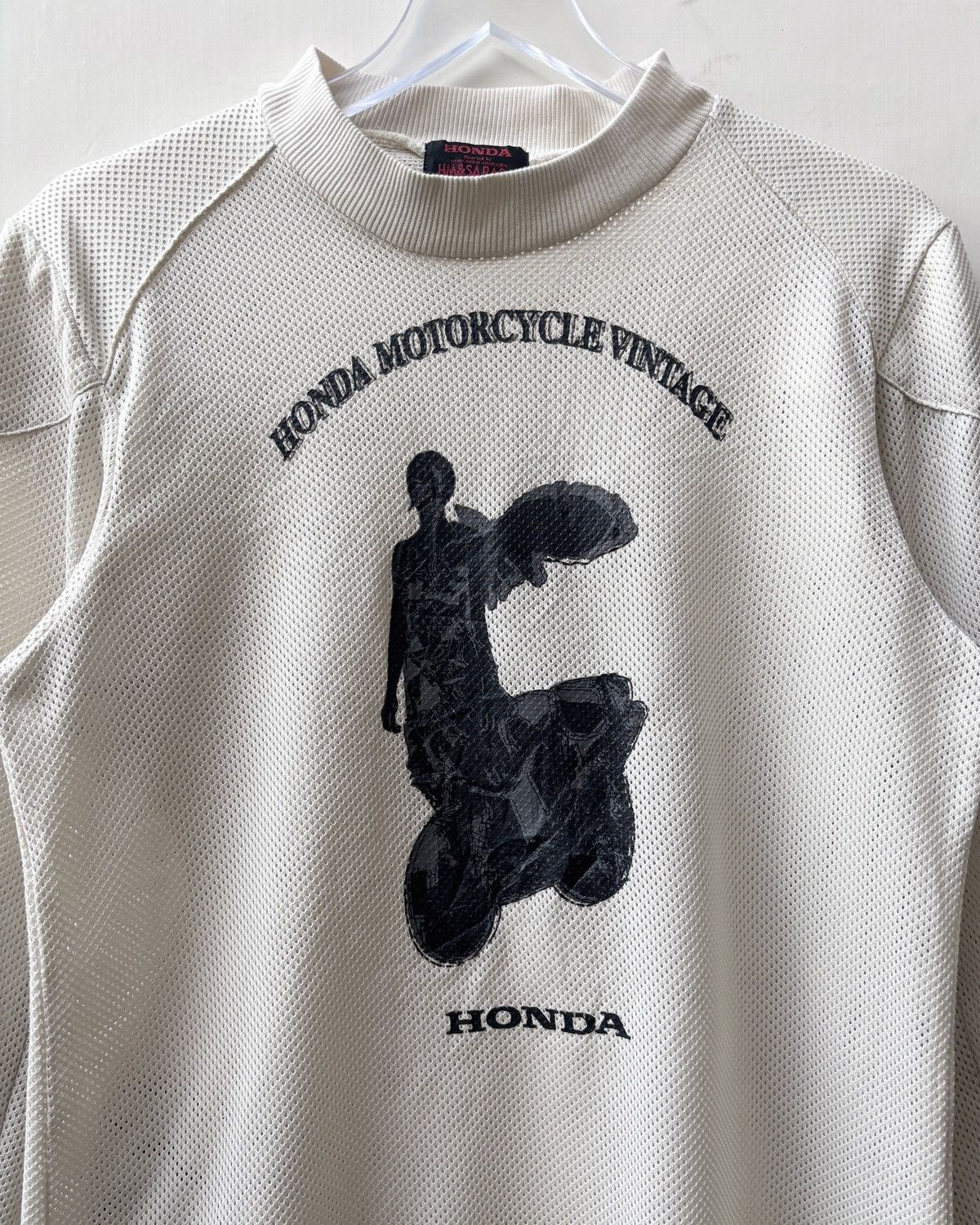 Japanese Brand 1990s Shinichiro Arakawa x Honda Padded Centaur Mesh Jersey Size US L / EU 52-54 / 3 - 2 Thumbnail