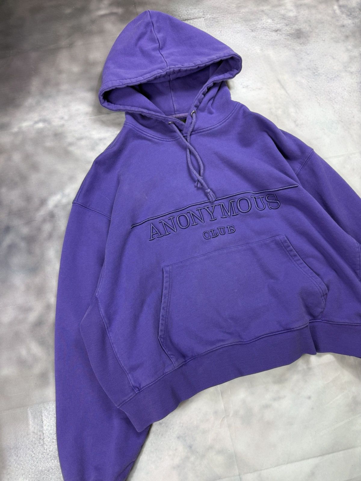 givenchy　anonymous club Hoodie Anonymous Club × Hood By Air Anonymous Club Embroidered Hoodie