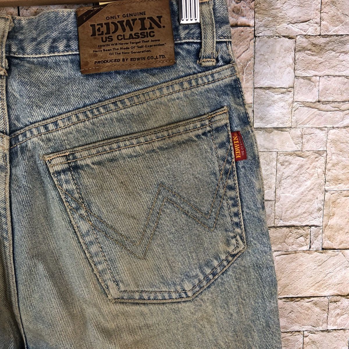 Edwin Edwin vintage faded Blue Denim Pants #A1123 Size US 30 / EU 46 - 16 Thumbnail