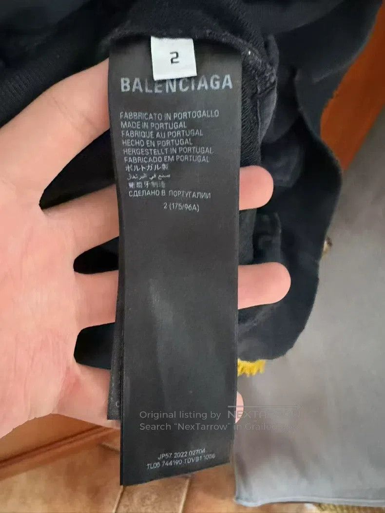 Balenciaga Balenciaga Black Tape Logo Hooded Sweatshirt Size US M / EU 48-50 / 2 - 4 Thumbnail