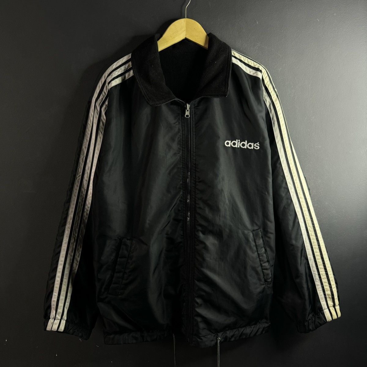 Adidas Vintage Adidas Big Trefoil Jacket Size US L / EU 52-54 / 3 - 3 Thumbnail