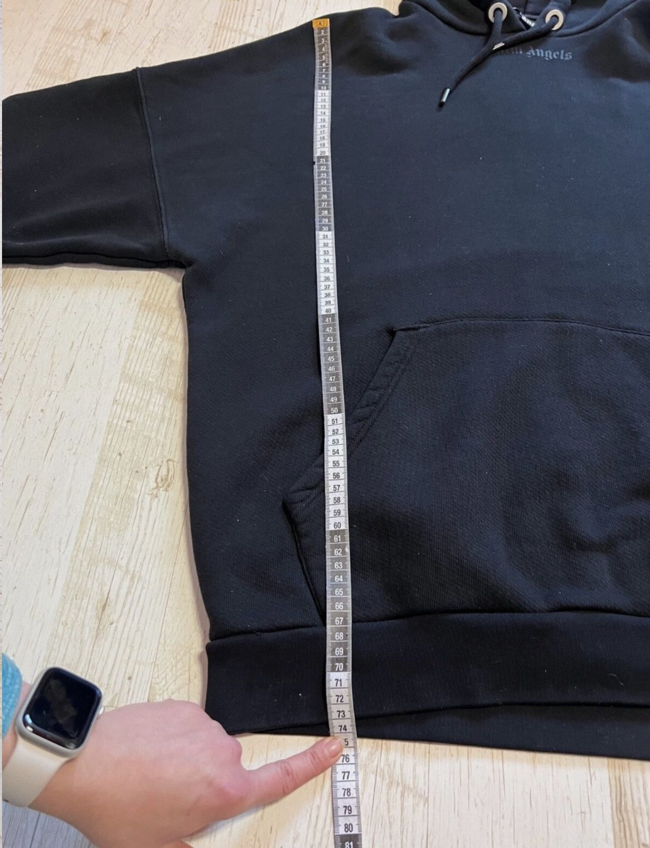 Palm Angels Palm Angels Logo Hoodie Size L Oversized Black Size US L / EU 52-54 / 3 - 15 Thumbnail