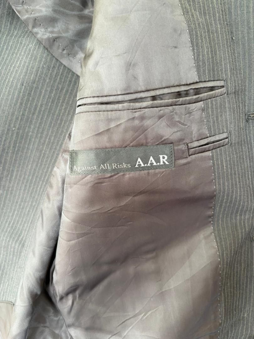 Yohji Yamamoto Vtg Yohji Yamamoto A.a.r Blazer Coat Stripe Design Size US M / EU 48-50 / 2 - 11 Thumbnail