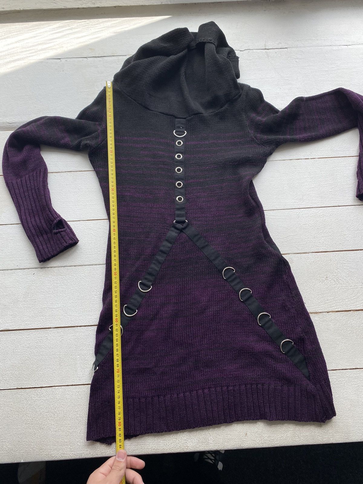 Japanese Brand × Vintage 🔥Gothic Opium Bondage Japanese Punk emo goth Dress Sweater Size S / US 4 / IT 40 - 8 Thumbnail