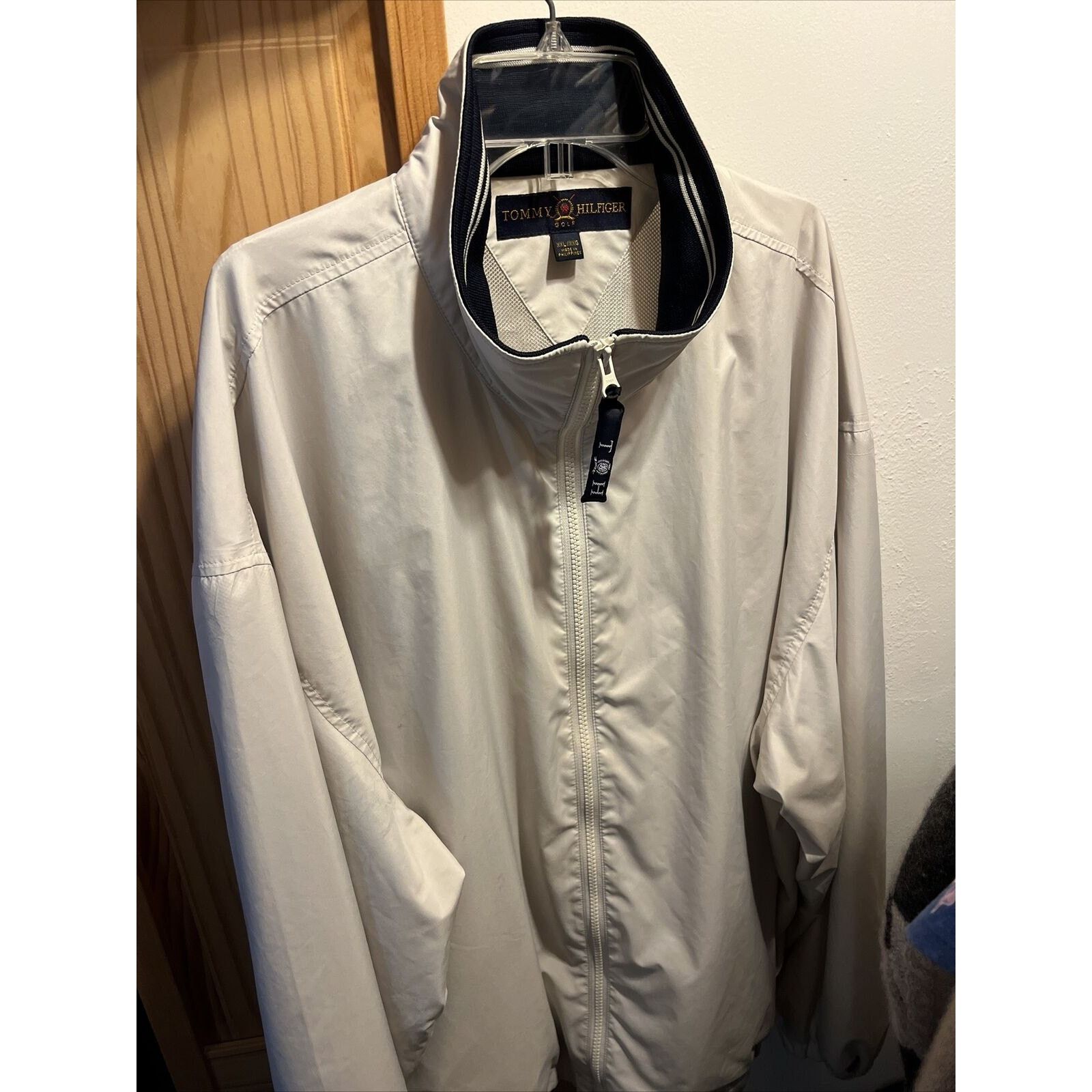 Tommy Hilfiger Tommy Hilfiger Golf Men's XXL Beige Mesh Windbreaker Jacket Size US XXL / EU 58 / 5 - 12 Thumbnail