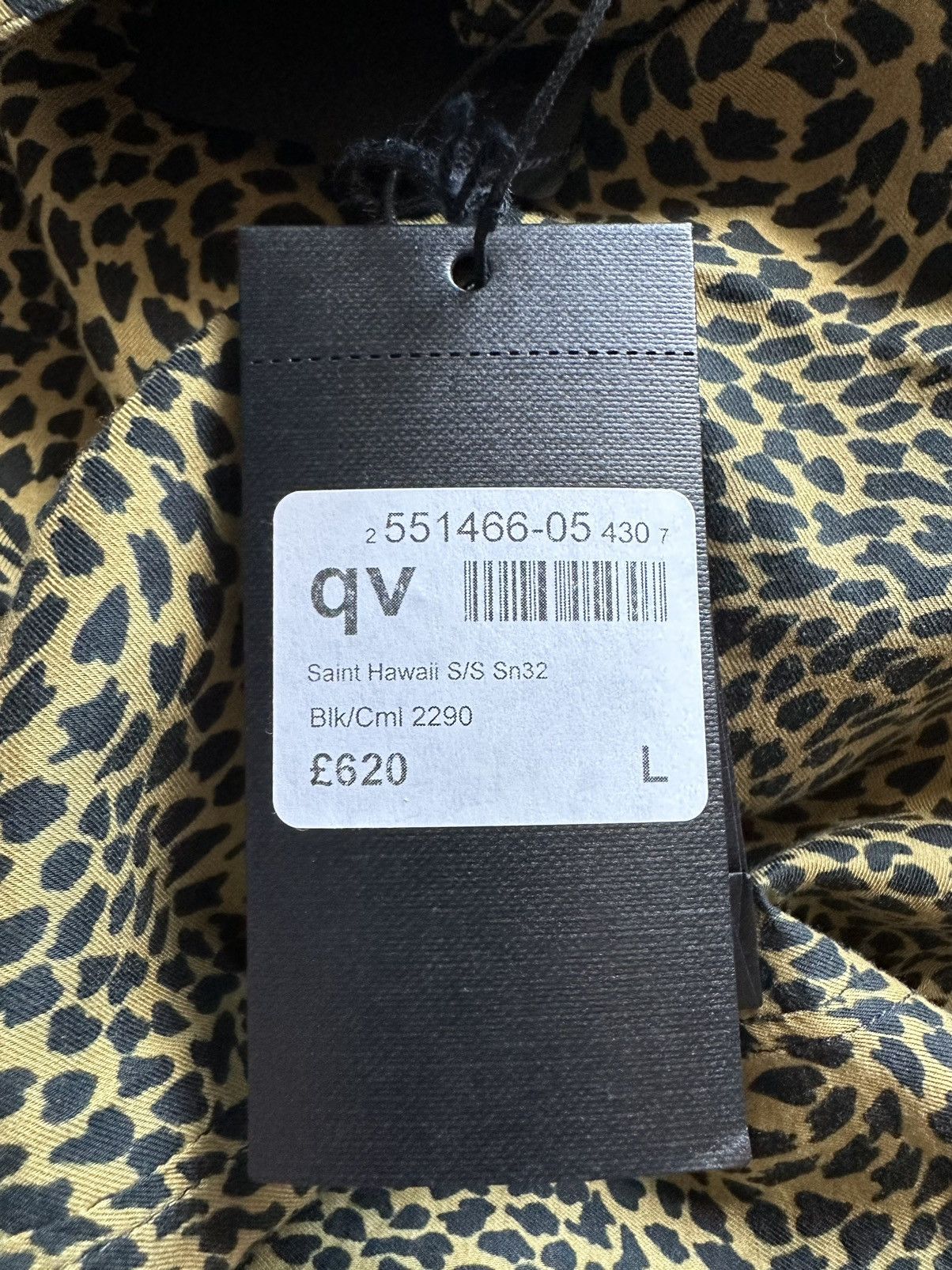 Saint Laurent Paris $1k 🤑 SS23 Saint Laurent logo leopard print shirt camp Size US L / EU 52-54 / 3 - 18 Thumbnail