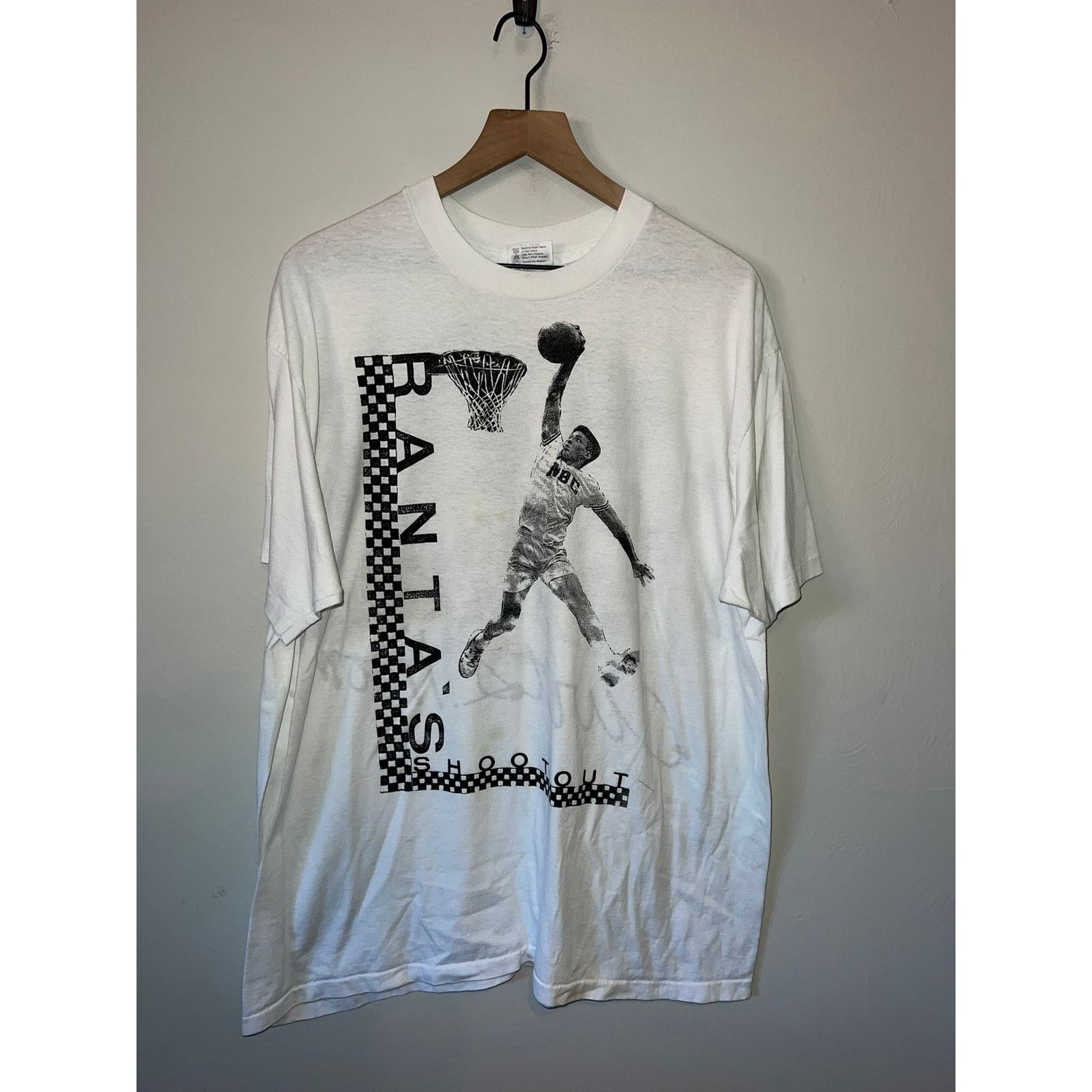 Hanes Vintage Basketball Shirt Ranta's Shootout Cascade Tee 90s 2X Size US XXL / EU 58 / 5 - 1 Thumbnail