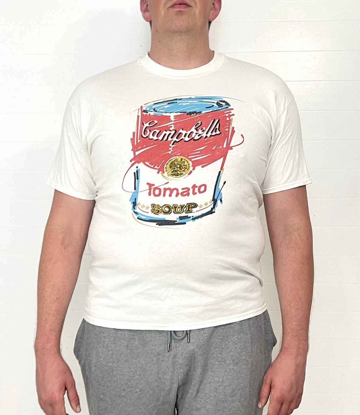 Andy Warhol Rare 1996 Andy Warhol Campbell’s Tomato Soup T-Shirt XL Size US XL / EU 56 / 4 - 2 Thumbnail