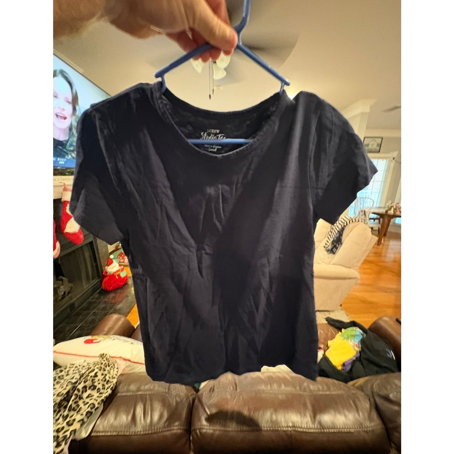 J.Crew J Crew Studio Tee Women’s Small Short Sleeve T Shirt Size S / US 4 / IT 40 - 2 Thumbnail