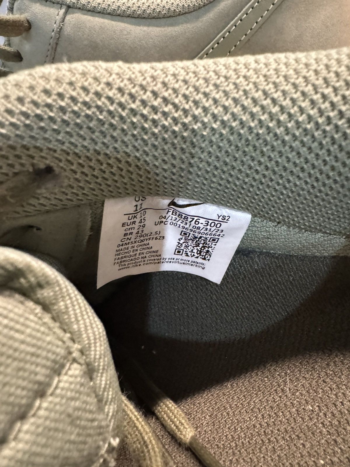 Nike Nike Air Force 1 oil green FB8876 300 Size US 11 / EU 44 - 6 Thumbnail