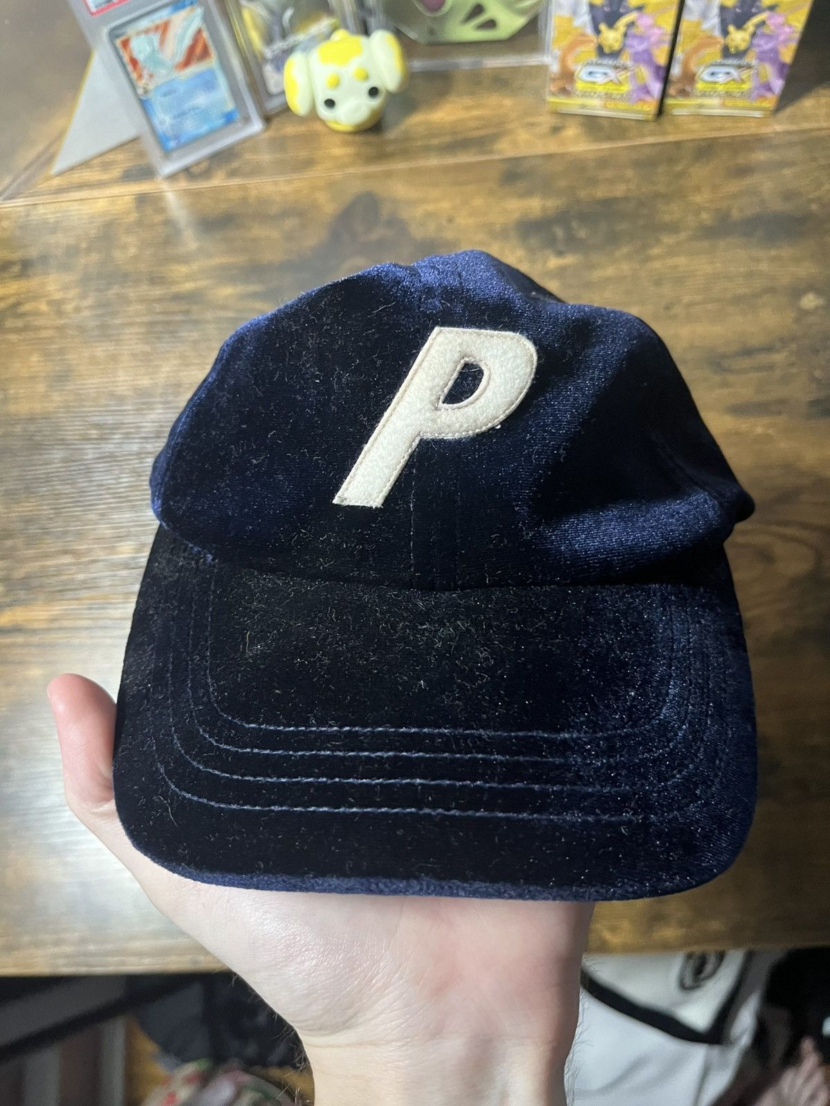 Palace Palace velvet hat blue Size ONE SIZE - 1 Thumbnail