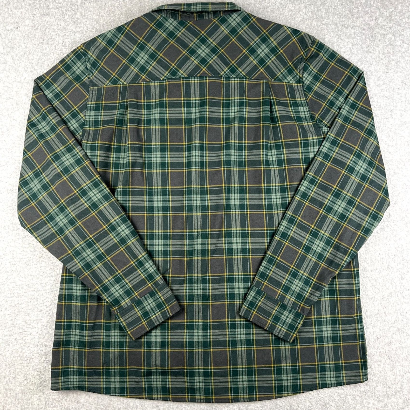 Outdoor Research Outdoor Research Kulshan Flannel Shirt Mens 2XL Green Plaid Long Sleeve Gorpcore Size US XXL / EU 58 / 5 - 2 Thumbnail