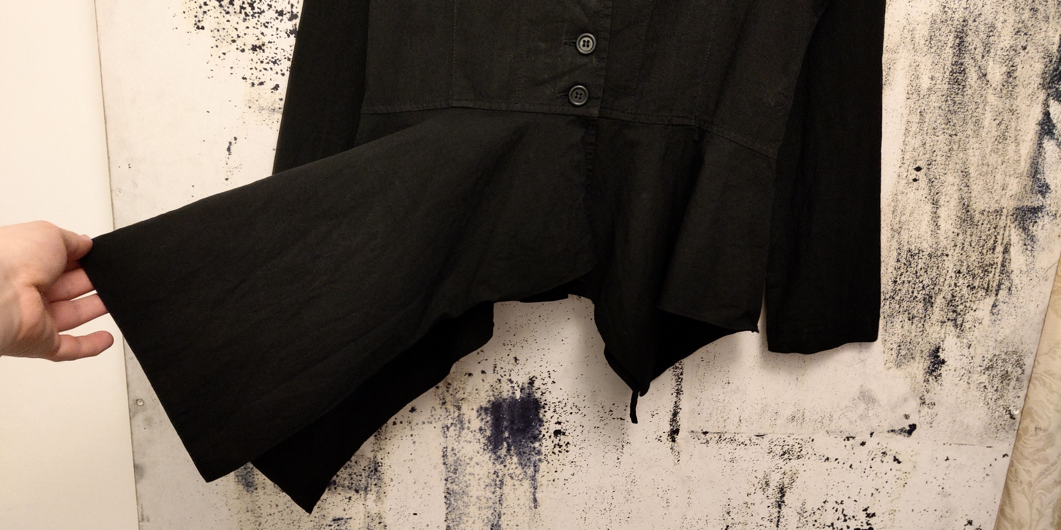 Ivan Grundahl Asymmetric Dress Shirt Goth Tunic Darkfashion Noir Vintage M Size M / US 6-8 / IT 42-44 - 11 Thumbnail