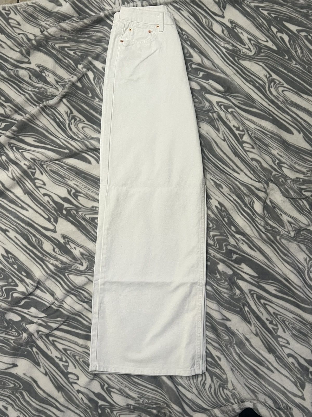 Japanese Brand × Vintage Wide Leg Baggy Pants Size 28" / US 6 / IT 42 - 2 Thumbnail
