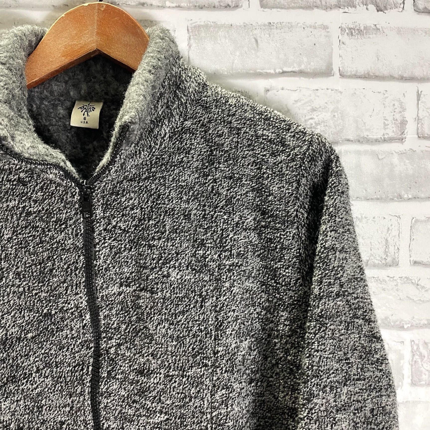 Prana PrAna Gray Zip Up Fleece Lined Soft Jacket Womens Size S Made In USA Size S / US 4 / IT 40 - 2 Thumbnail