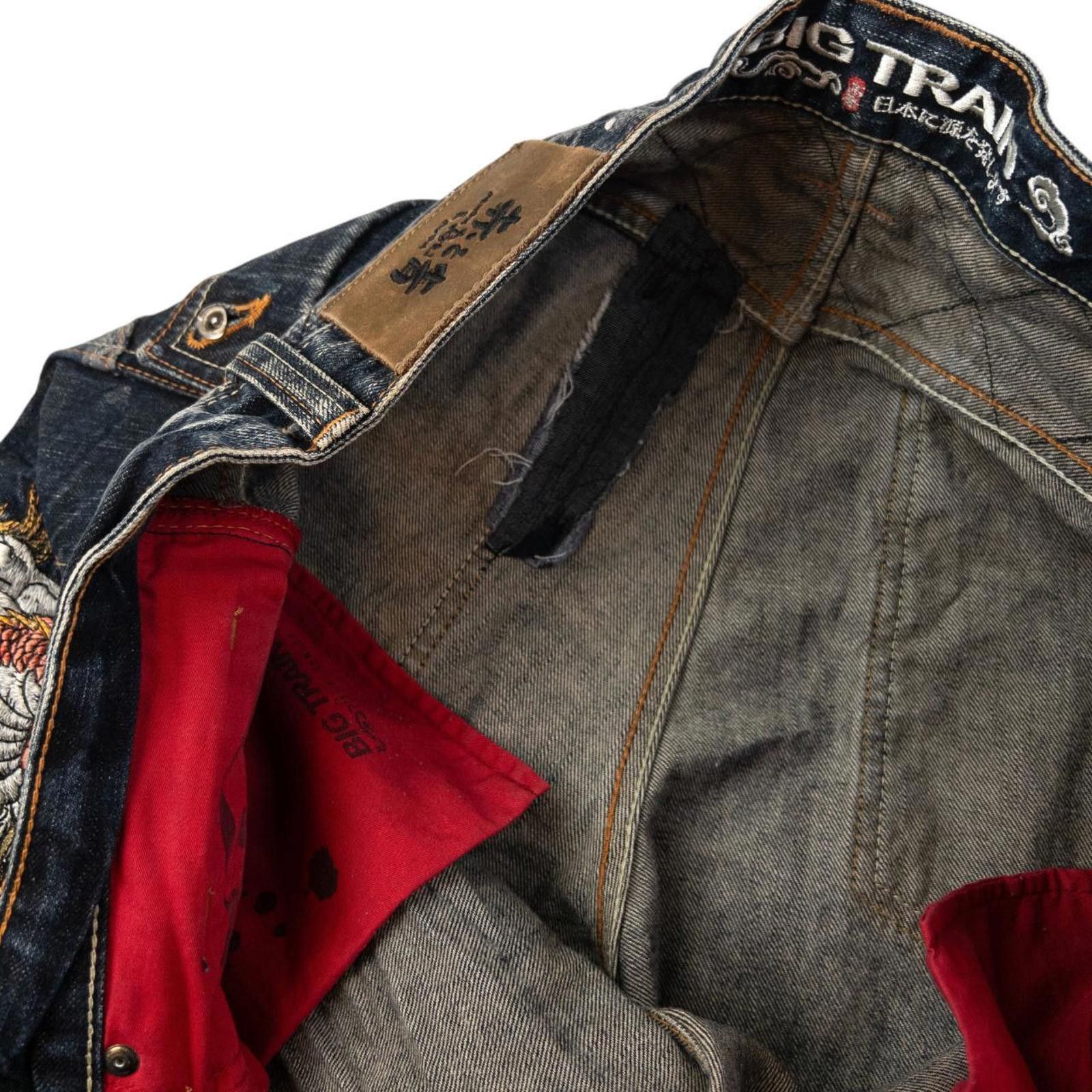 Other Vintage Big Train Patchwork Japanese Denim Jeans Size W38 Size US 38 / EU 54 - 6 Thumbnail