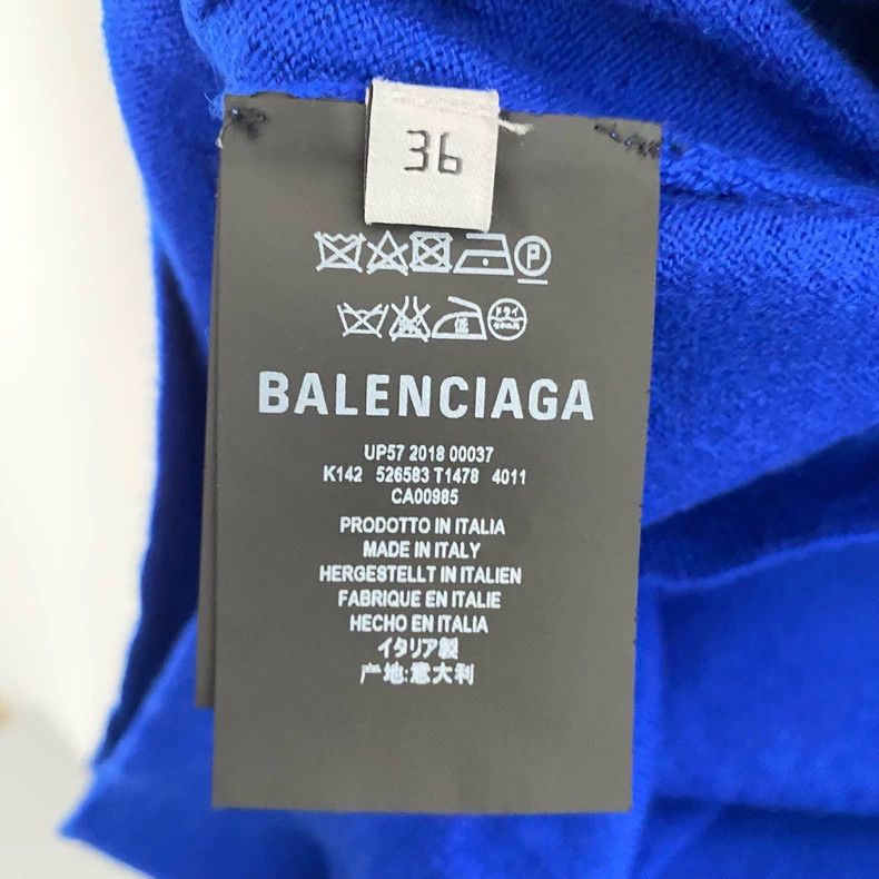 Balenciaga Balenciaga size 36 Blue double B wool sweater size 36 Size S / US 4 / IT 40 - 4 Thumbnail