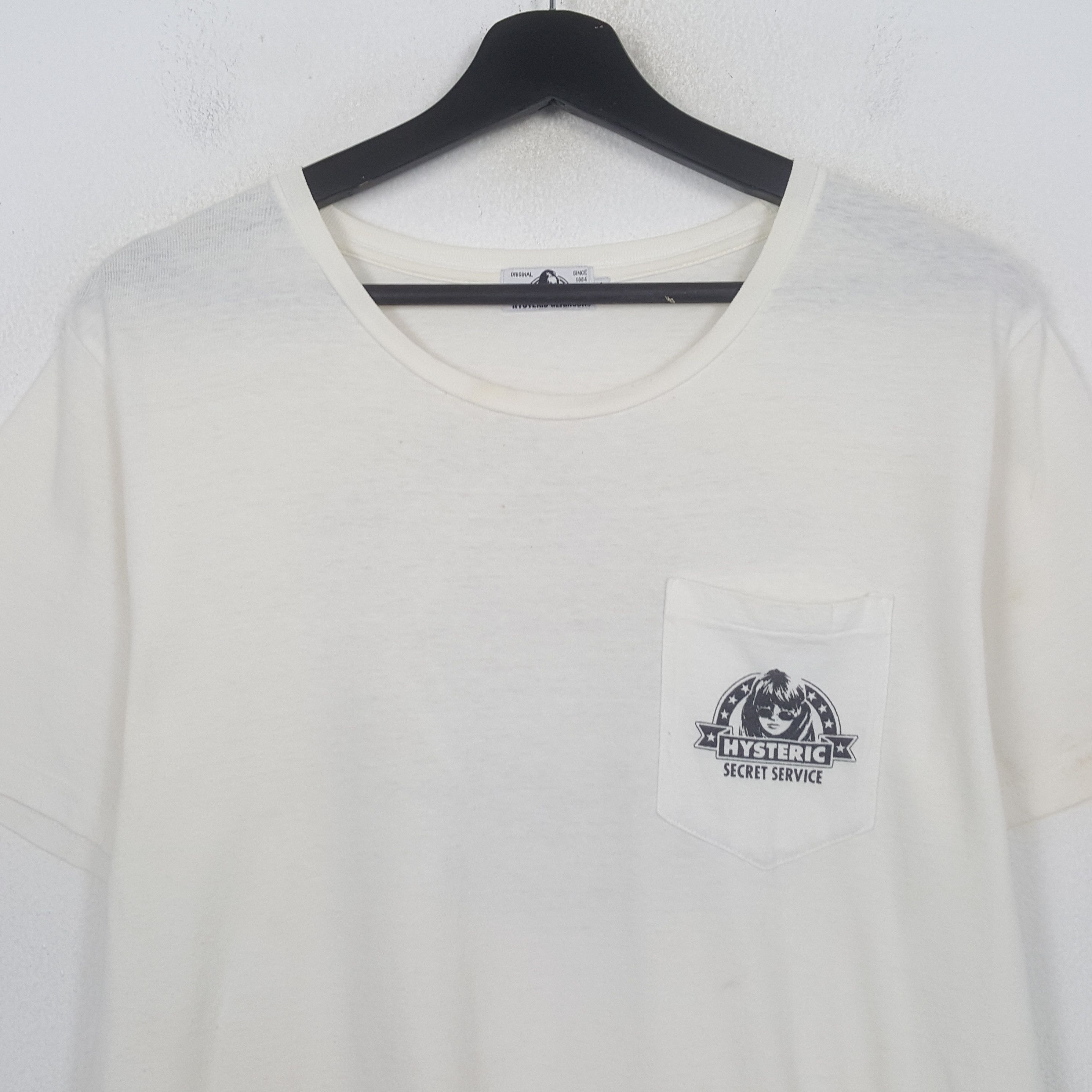 Hysteric Glamour Hysteric Glamour Secret Service Japanese Tshirt C299N2 Size US M / EU 48-50 / 2 - 4 Thumbnail