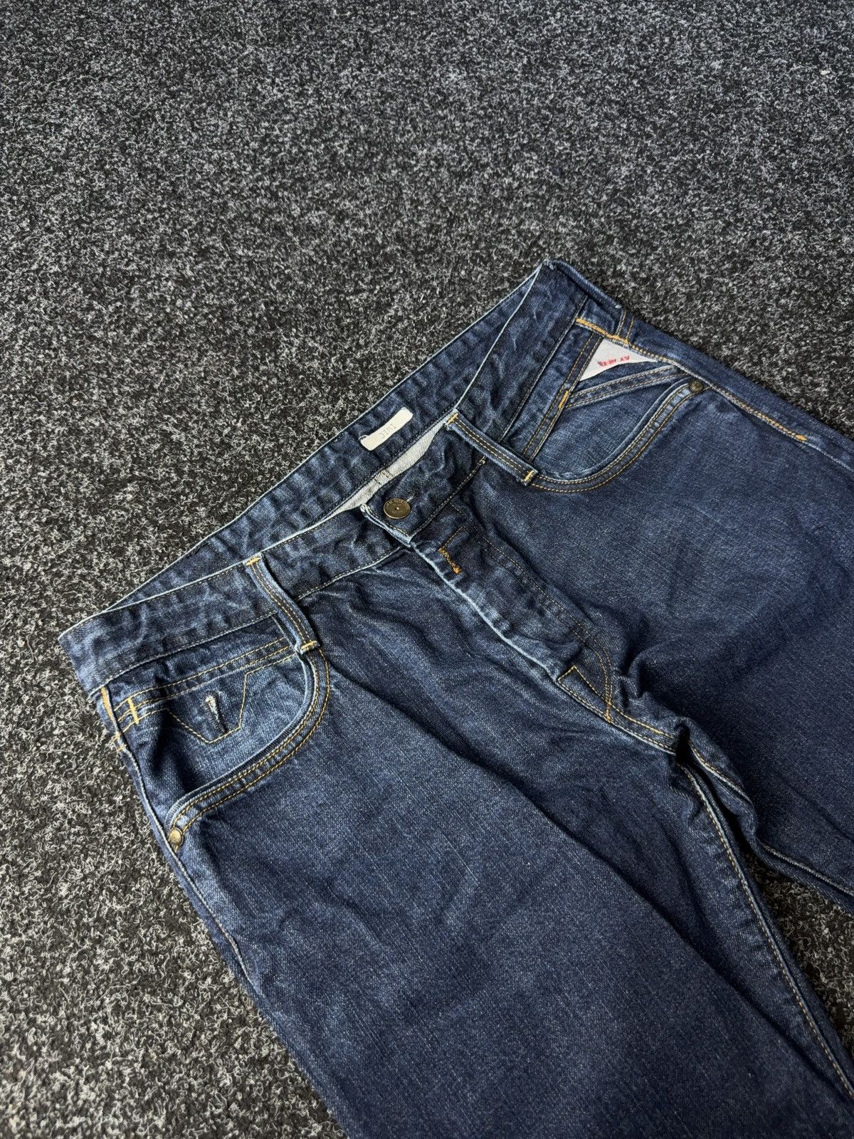 Replay Luxury 00s Replay Blue Denim pants Jeans Vintage Italy Size US 34 / EU 50 - 4 Thumbnail