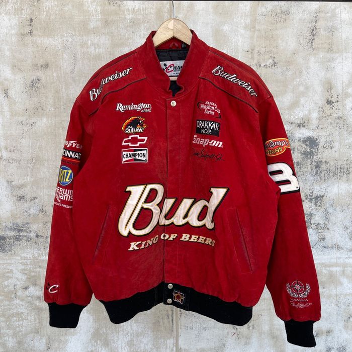 Vintage Vintage Jeff Hamilton Budweiser Racing Jacket | Grailed