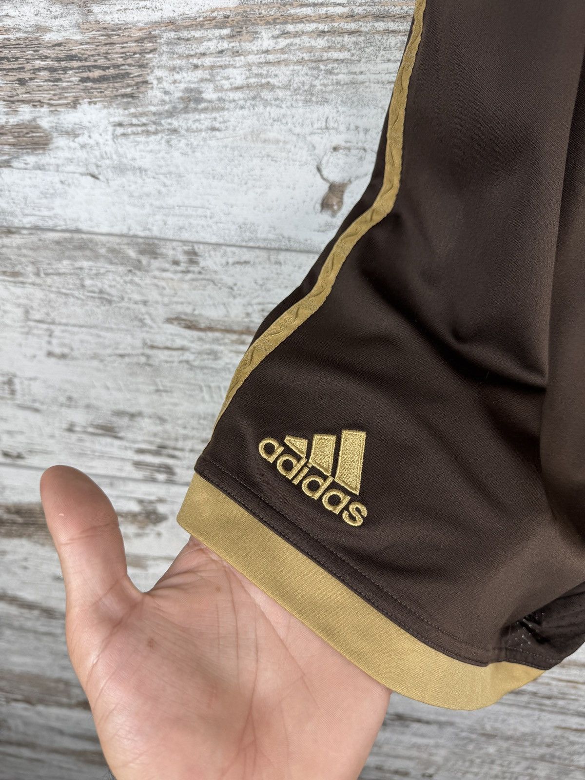 Adidas × Vintage Mens Vintage Adidas Bayern Munich FC soccer shorts training Size US 34 / EU 50 - 7 Thumbnail