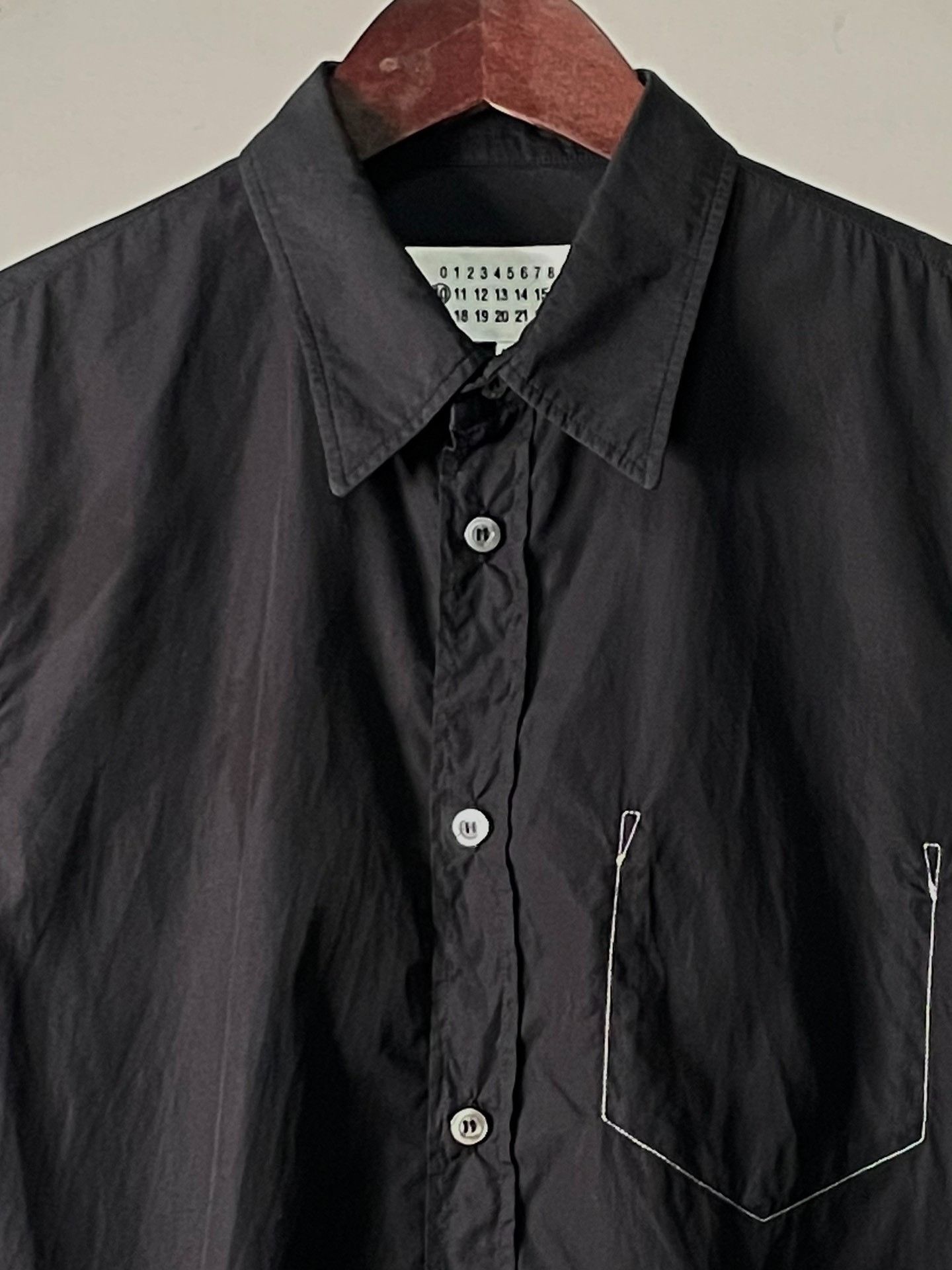 Maison Margiela Maison Margiela Size 38 Back-stitch pocket shirt size38 250 Size US XXS / EU 40 - 1 Thumbnail